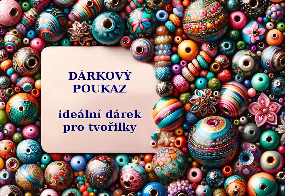 Dárkový poukaz na korálky